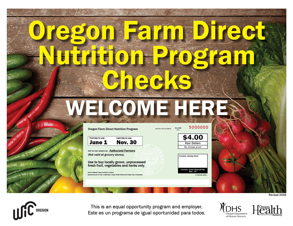 Seasonal Fruit Chart Oregon