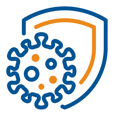 Virus with shield