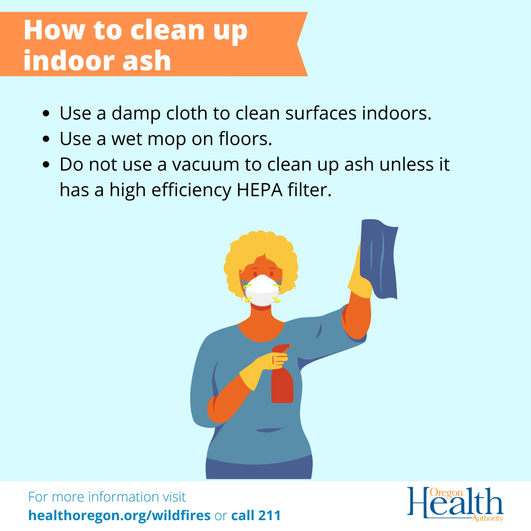Graphic: how to clean up indoor ash