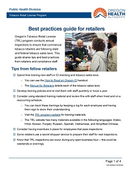 Retailer Best Practices Guide Resource