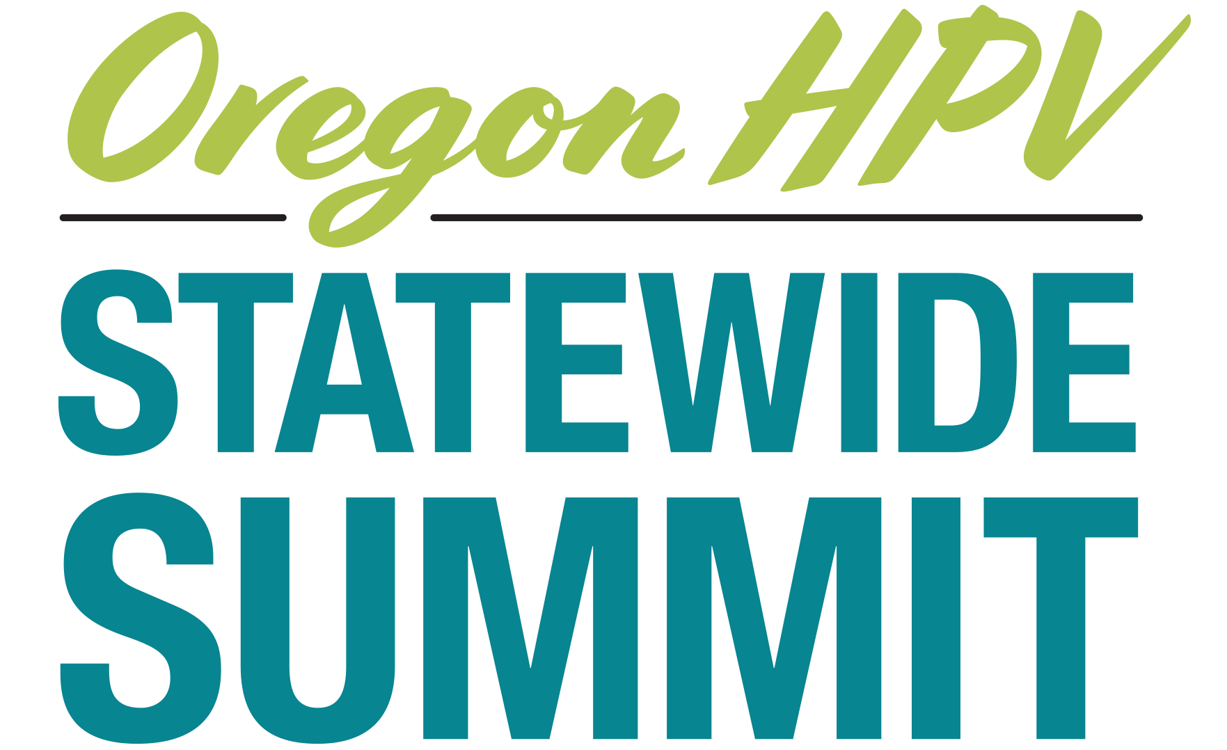 Text: Oregon HPV Statewide Summit