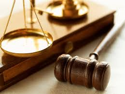 scales and gavel on a desk