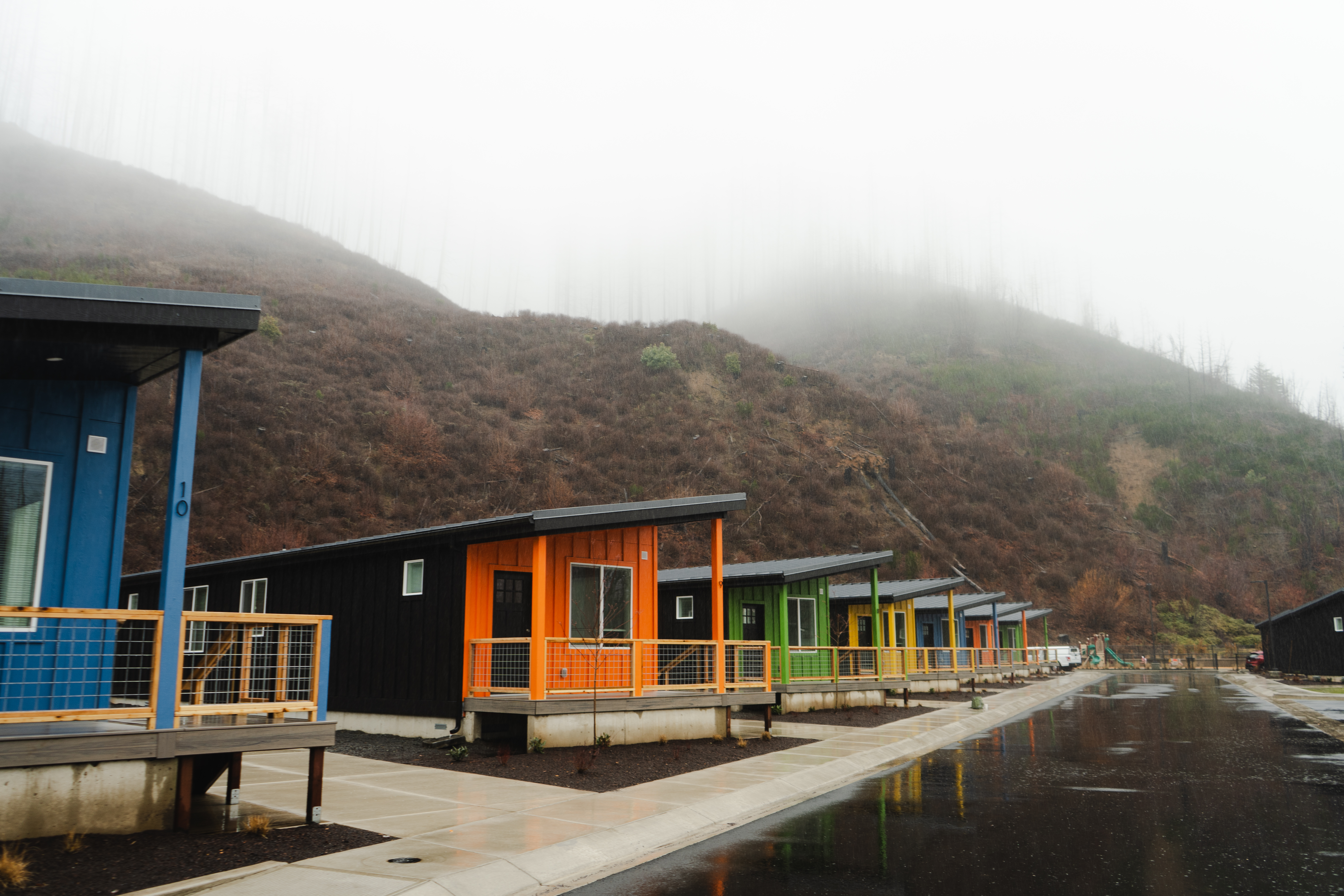 photo of multiple manfuactured homes