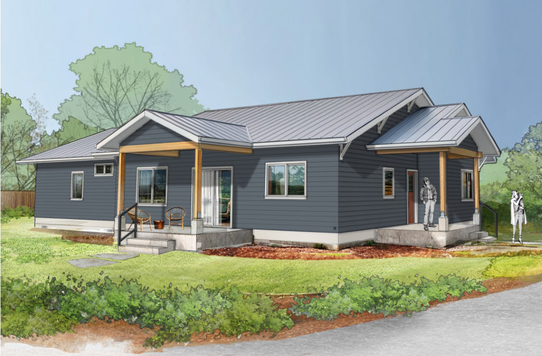 Muestra de diseño exterior Craftsman