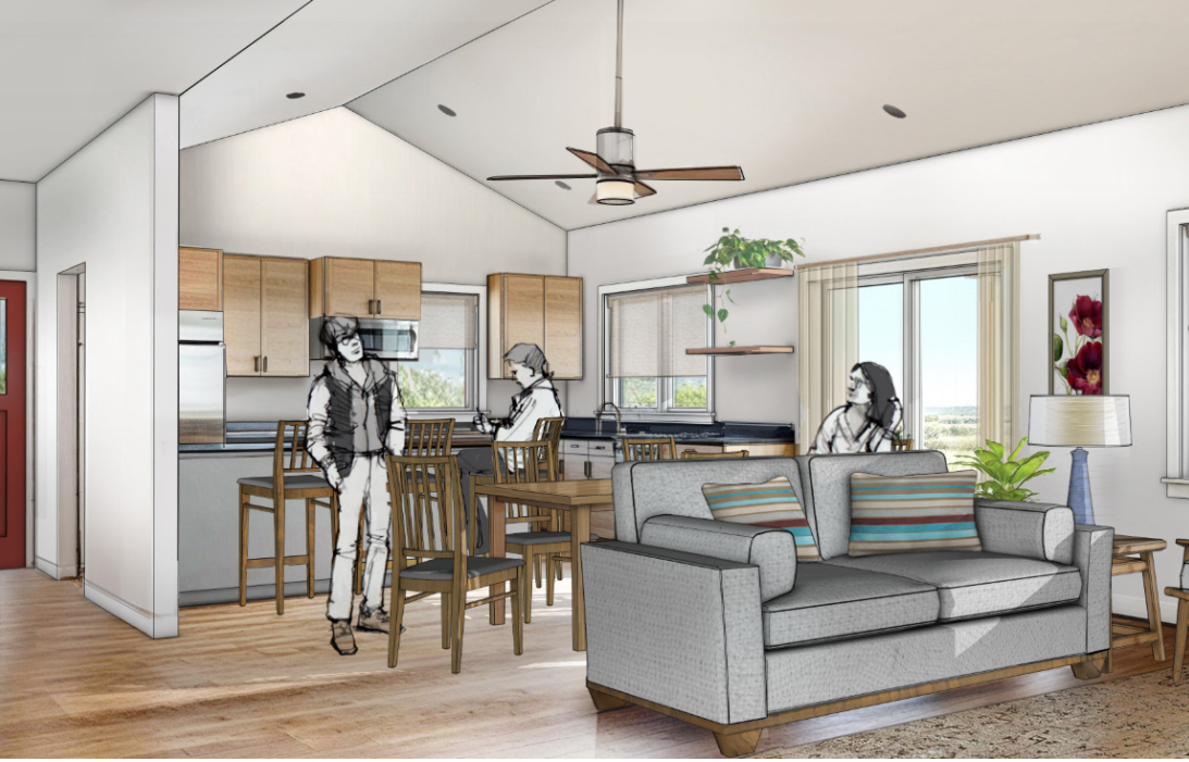 Interior de muestra Craftsman