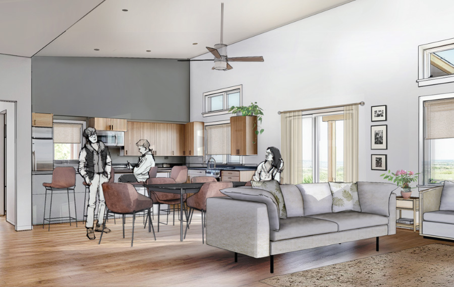 Modern sample interior