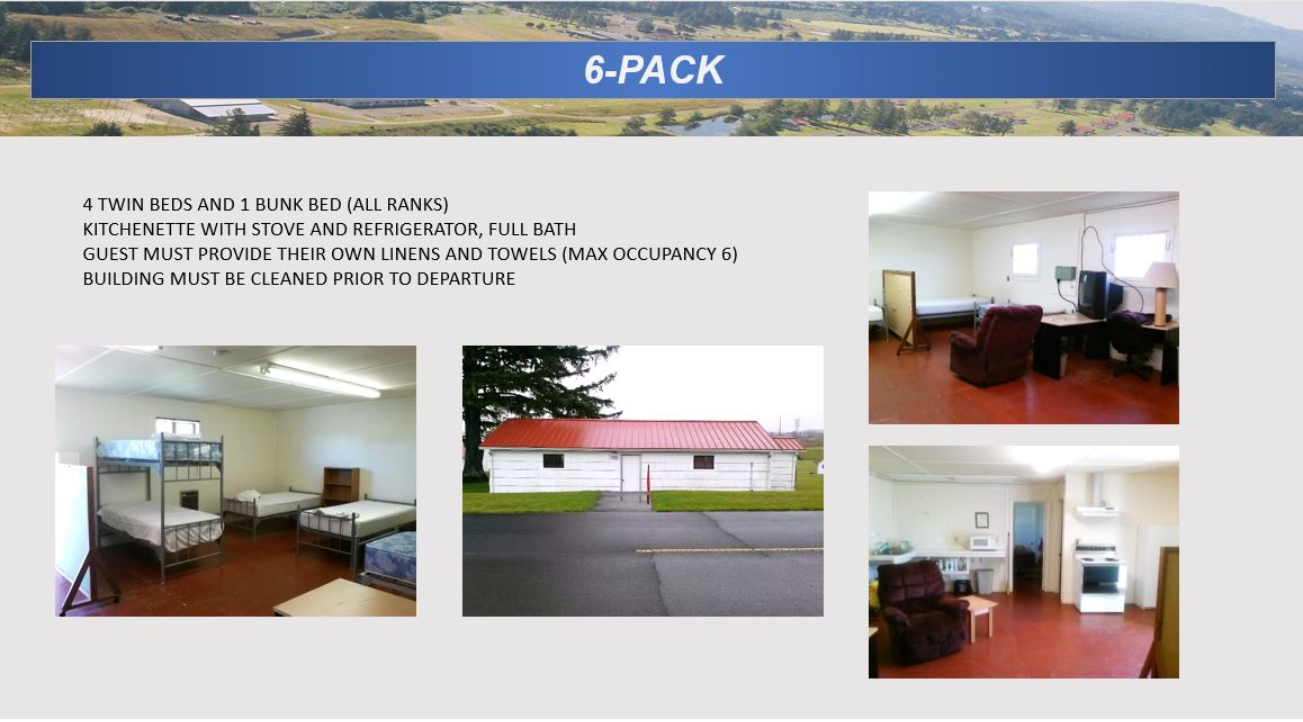 Oregon Military Department : Reserve Lodging and RV Spaces : Business ...