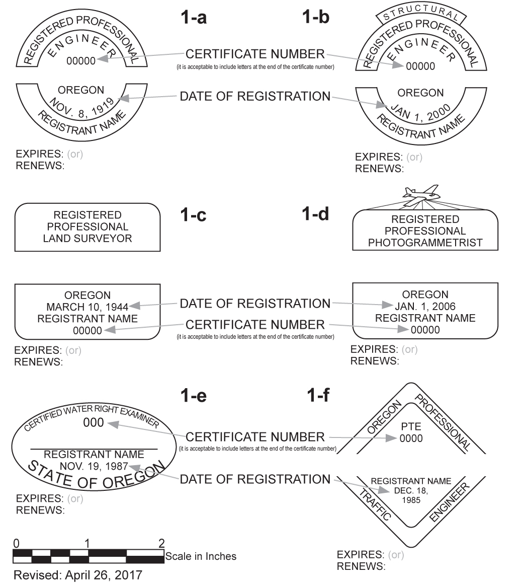 diagrams of official seals