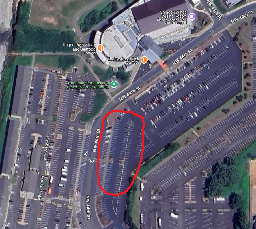 HAZMAT truck parking