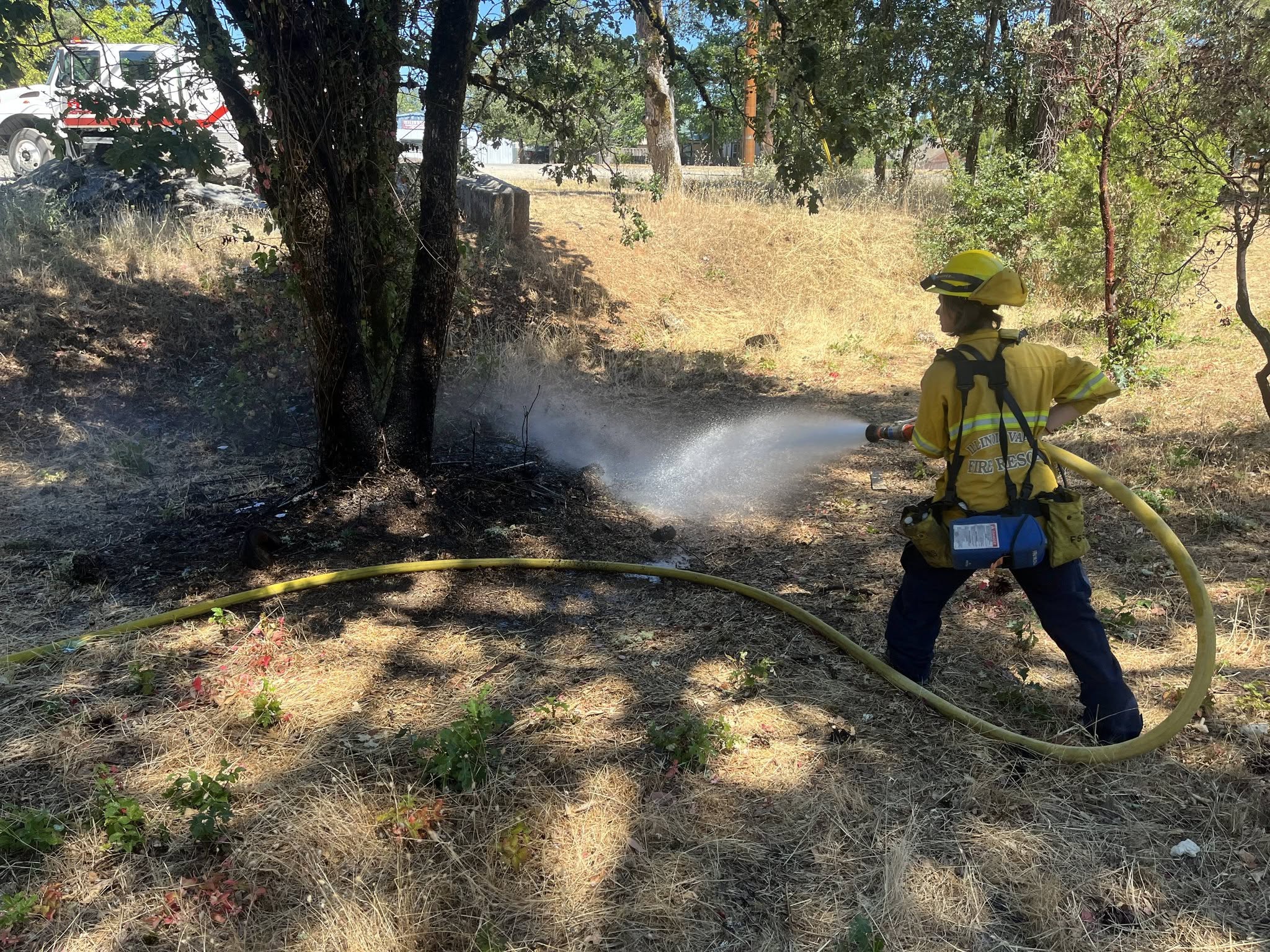 Illinois Valley Fire District firefighters on scene