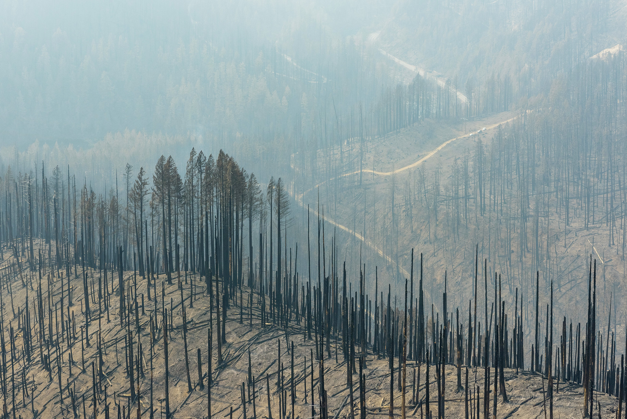 2020 Wildfires ODOT response scene 5