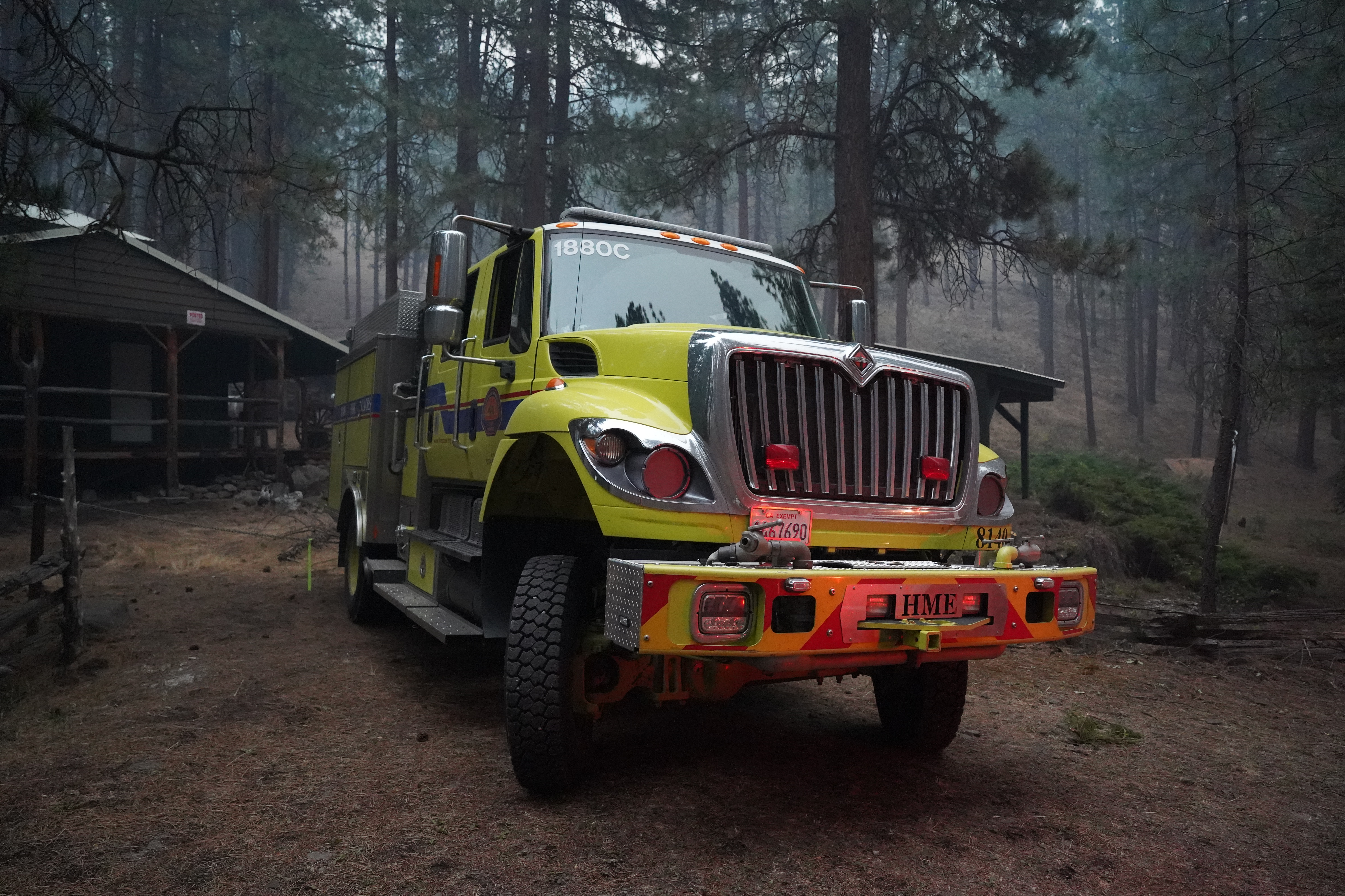 Brewer fire response scene 2