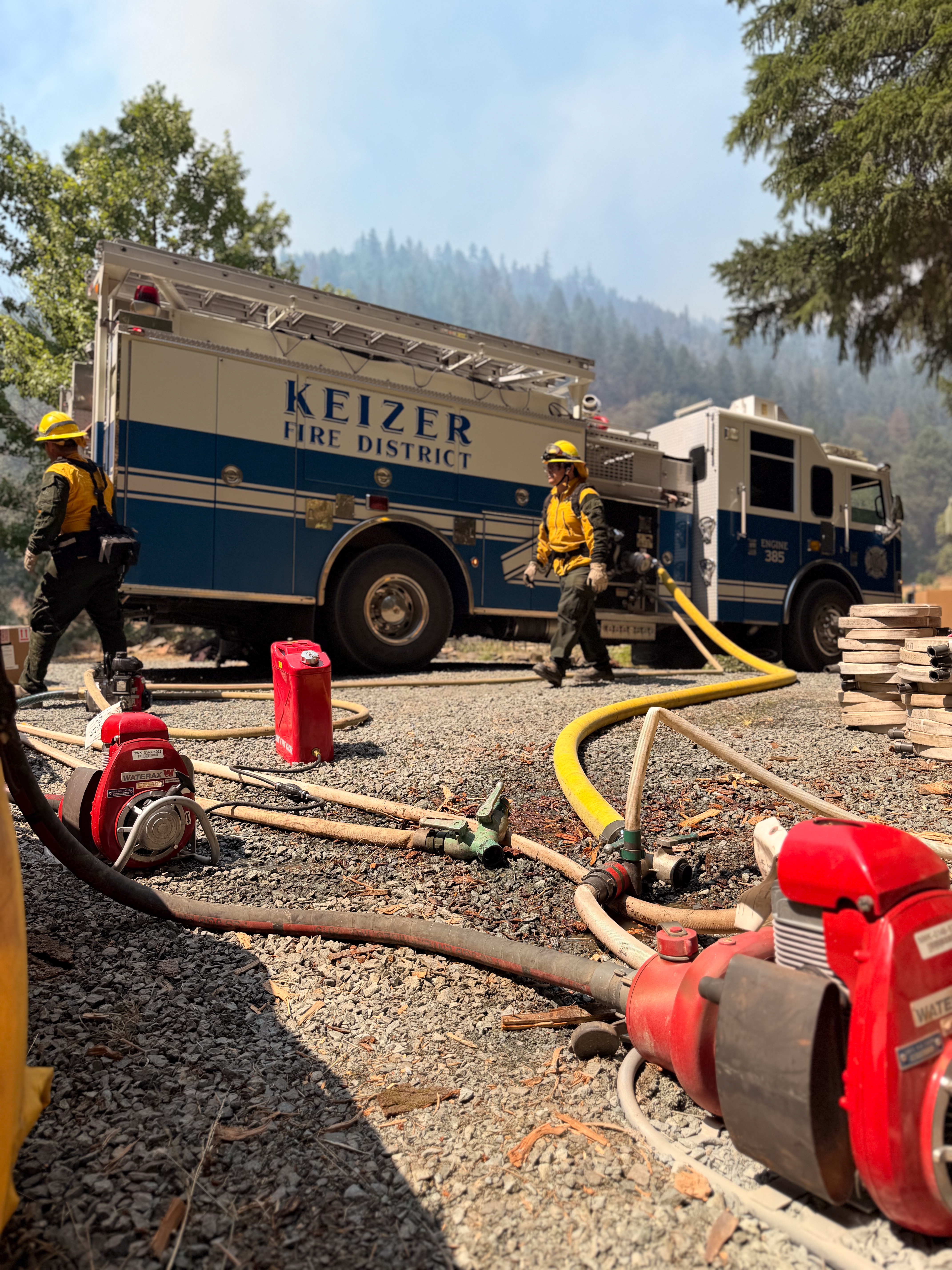 East Evans Creek Fire view 2