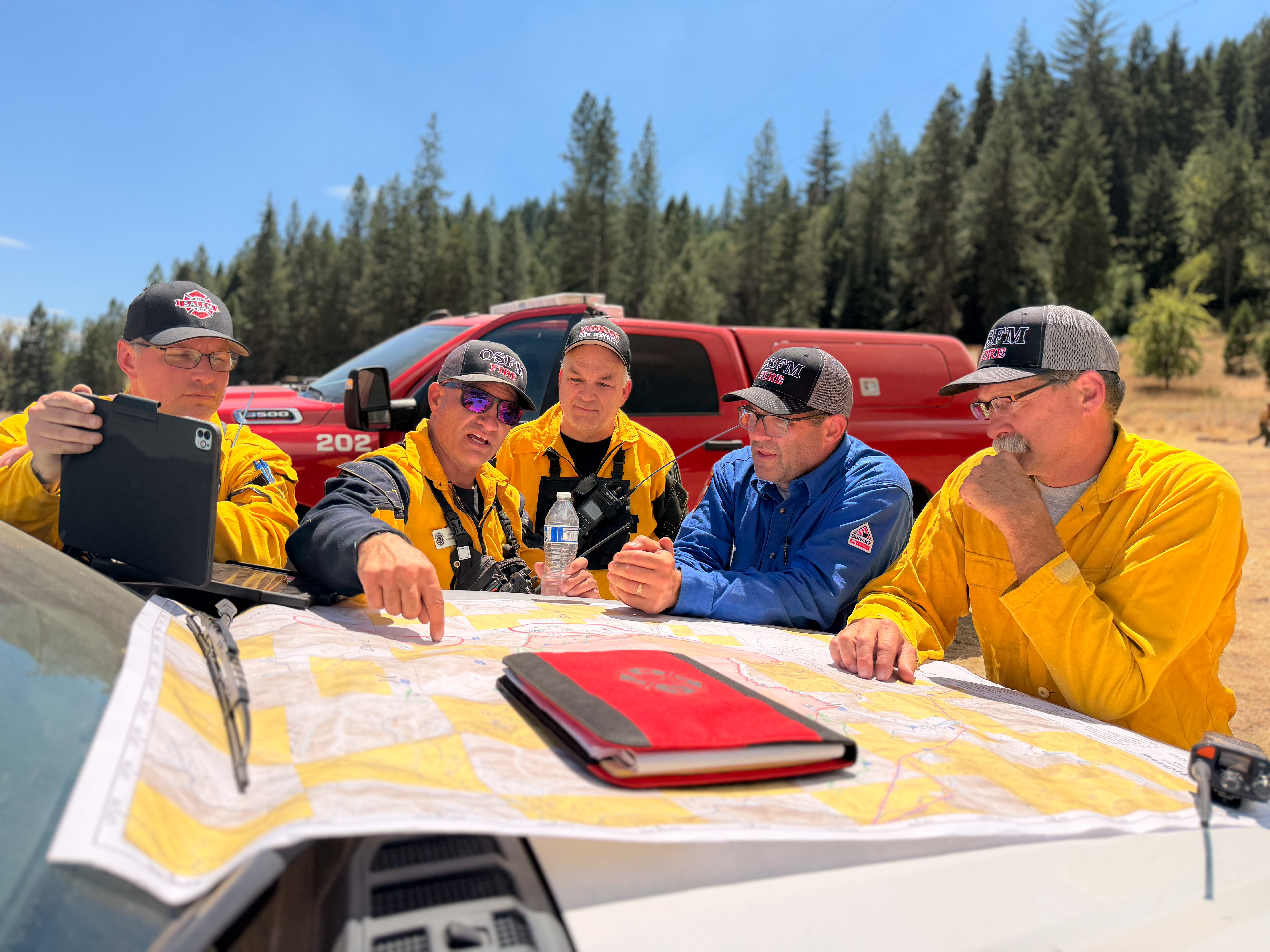 OSFM wildfire response scene IMG 9242