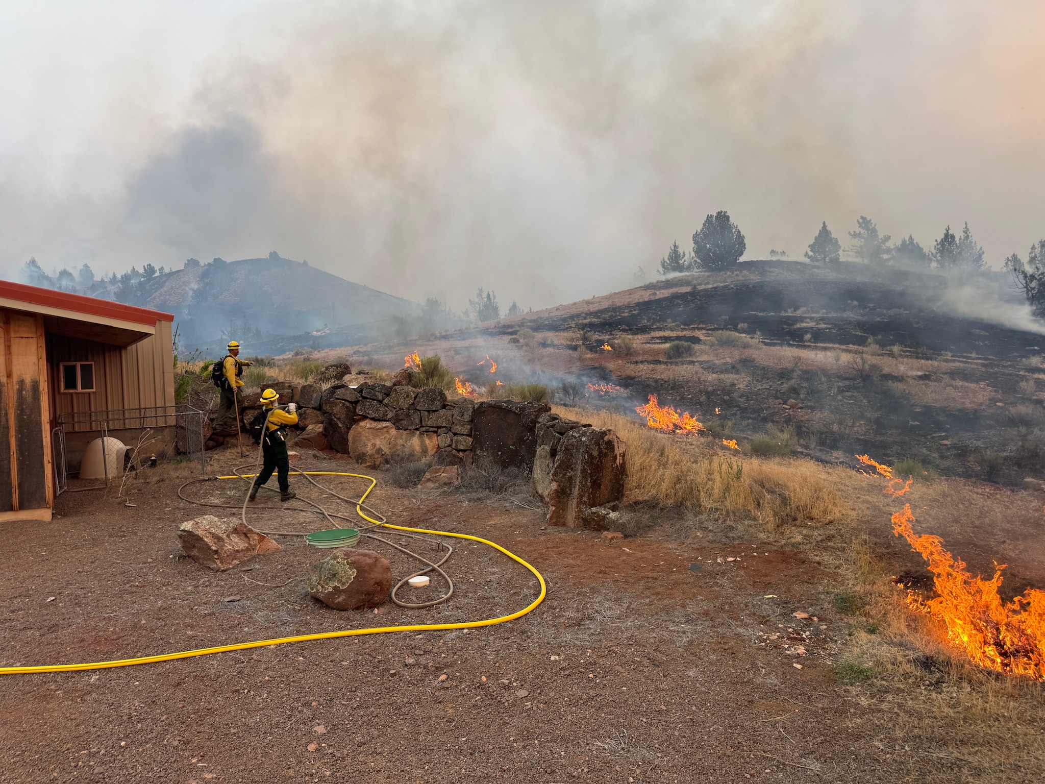 Rowe Complex wildfire operations scene 3