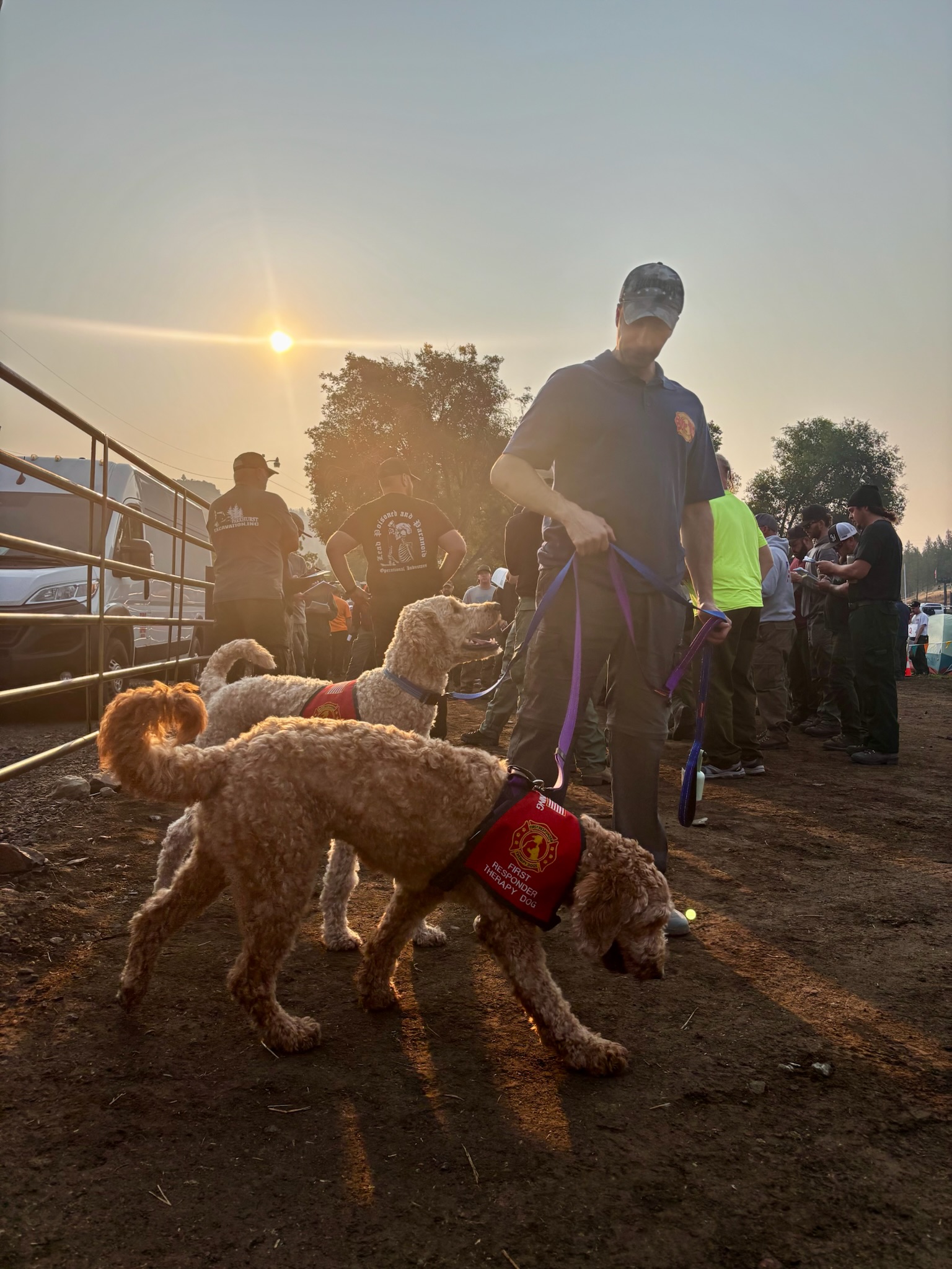Rowe Complex wildfire response scene 3