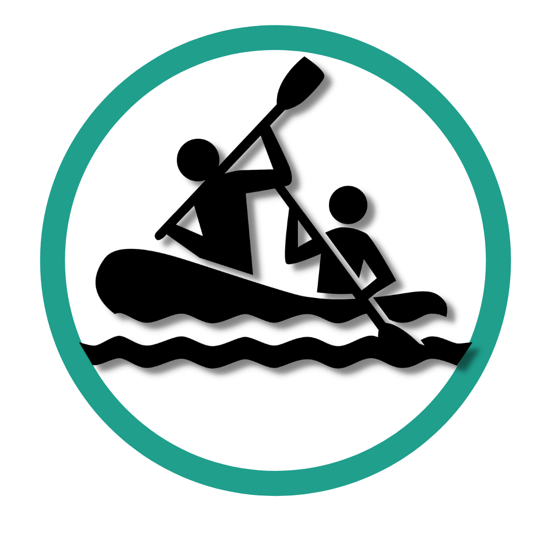 Graphic of rafting