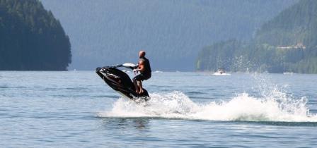 Stand up PWC two stroke on Detroit Lake