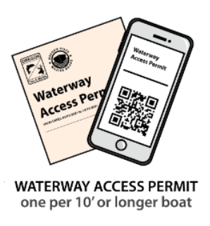 Waterway access permits can be displayed on a mobile device or printed and carried with the paddler on the water.