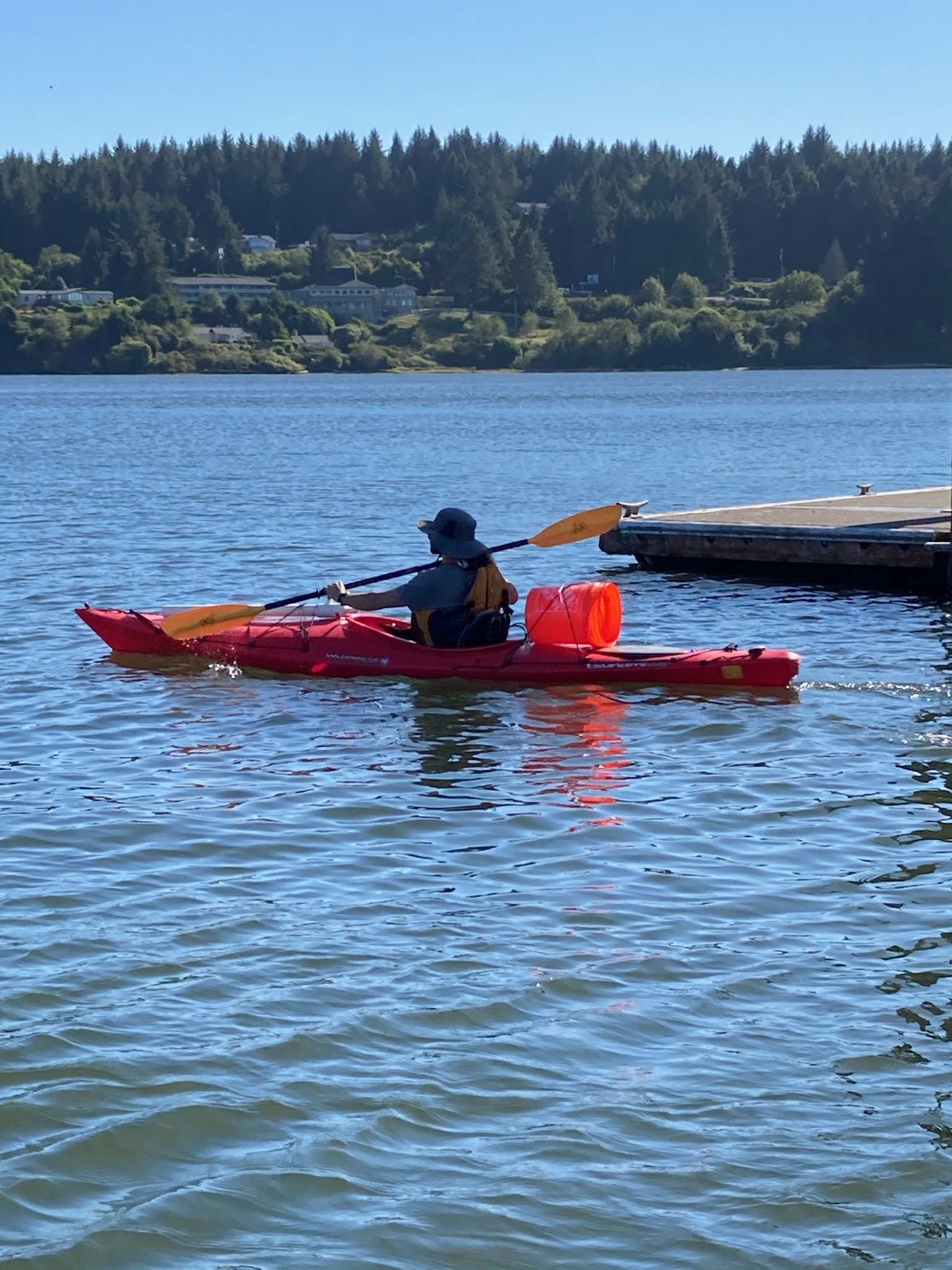 Prepare -Kayaker with a bucket. Can be used for a variety of things!