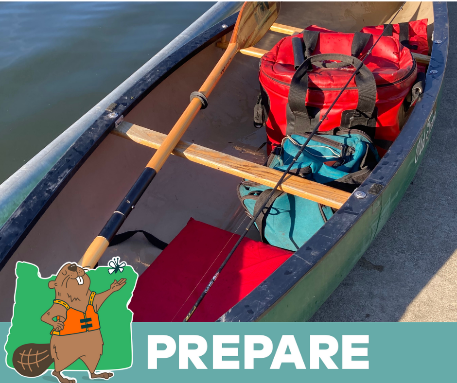 Prepare - have the right safety equipment and gear for your activity