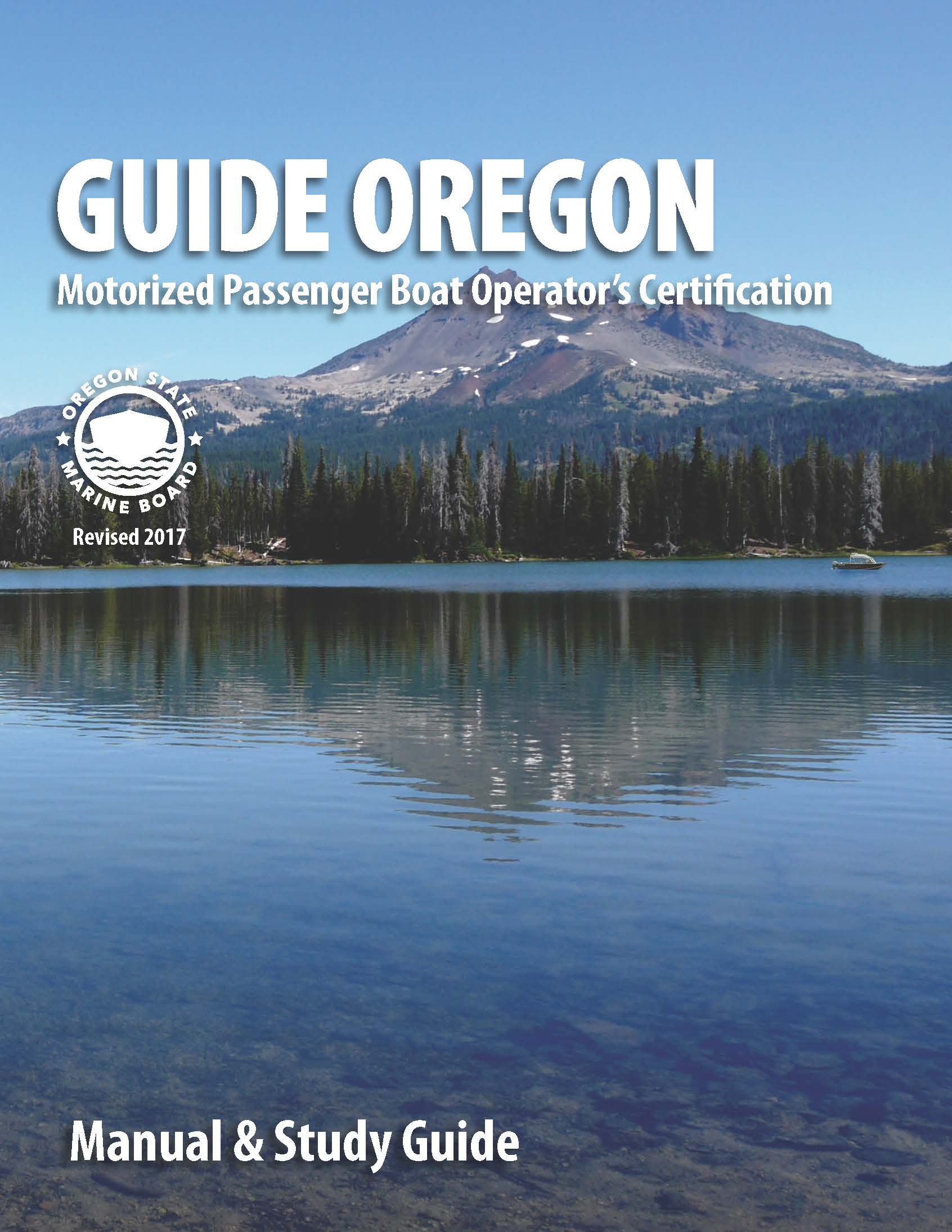 Guide Oregon - Motorized  Passenger Boat Operator's Certification Study Guide