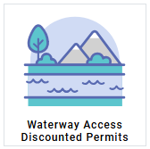 Business Credential Waterway Access Permit discount option