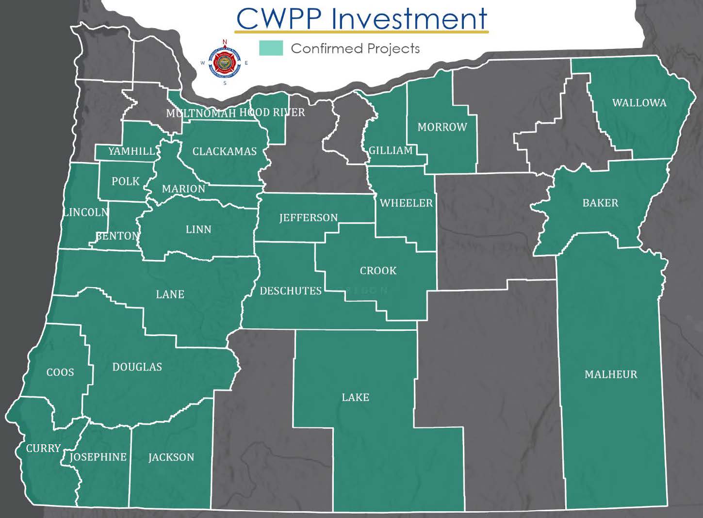 map of CWPP investments