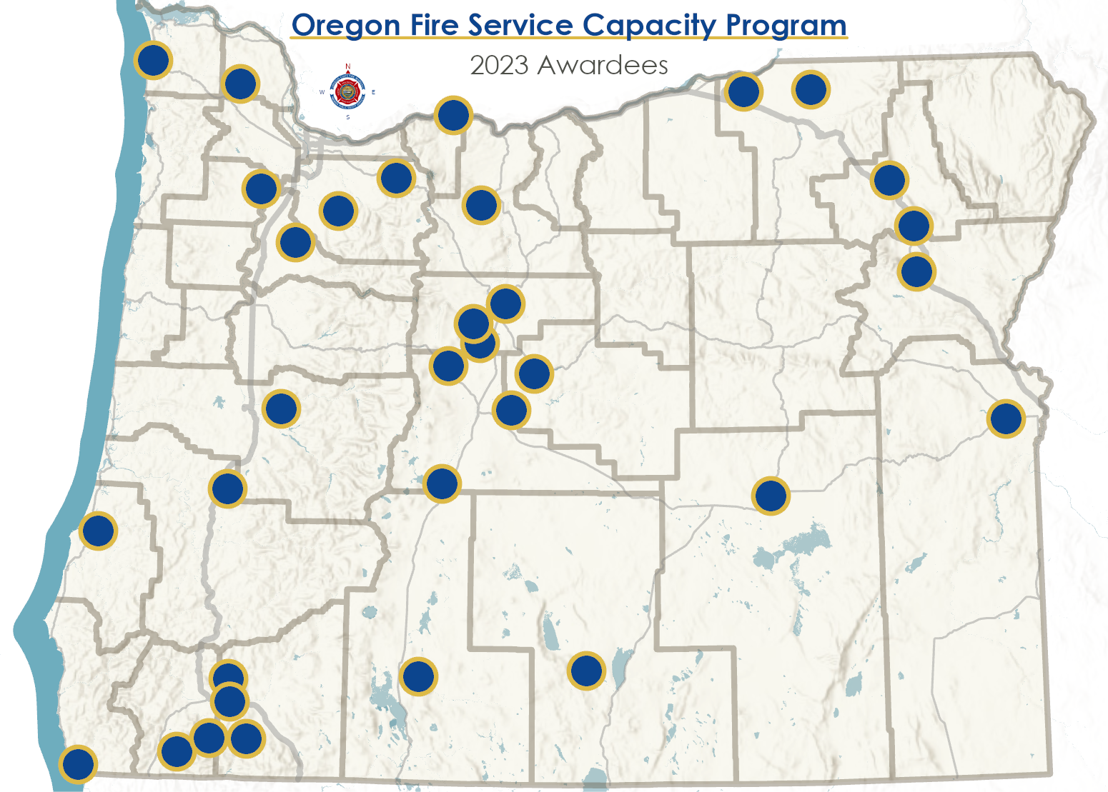 fire service capacity map