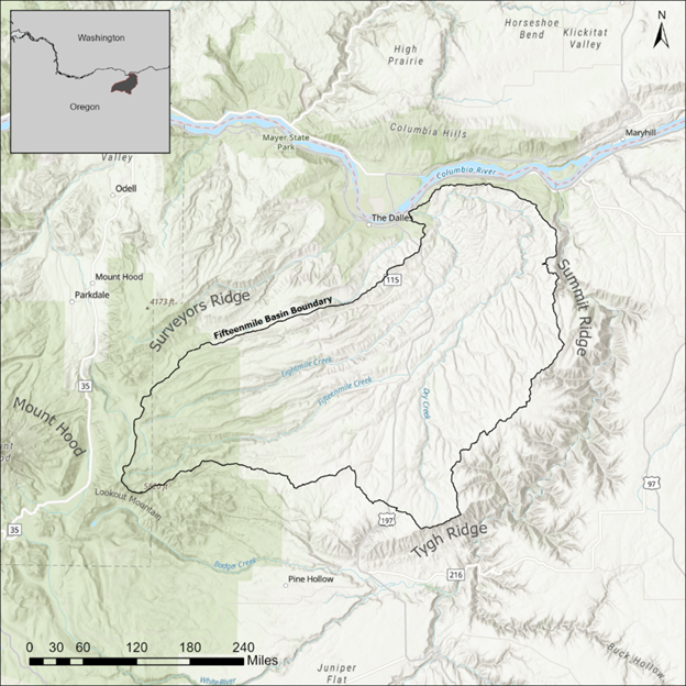Fifteen Mile Groundwater Study Map