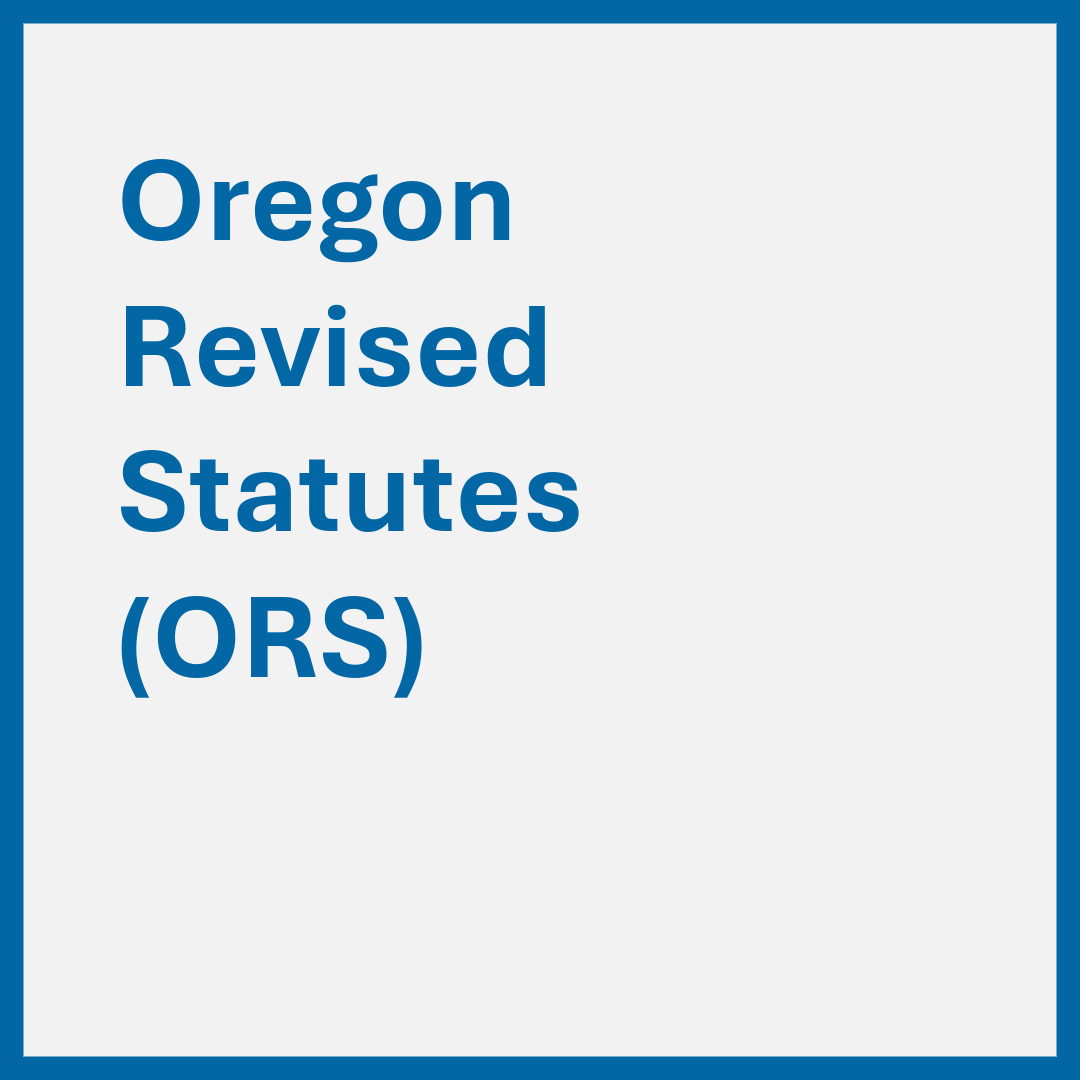 Oregon Revised Statutes