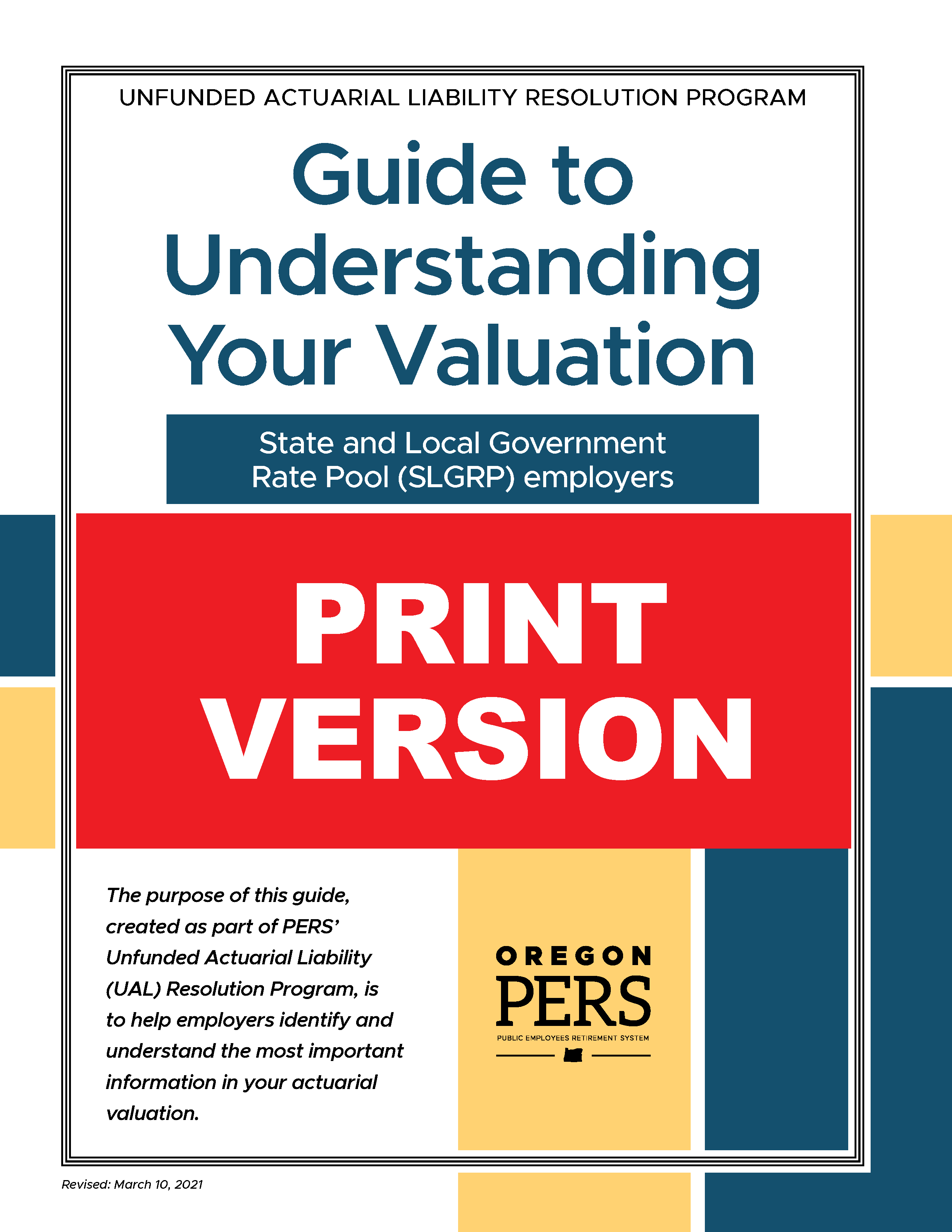 Cover image for PDF document Guide to Understanding Your Valuation - SLGRP print version