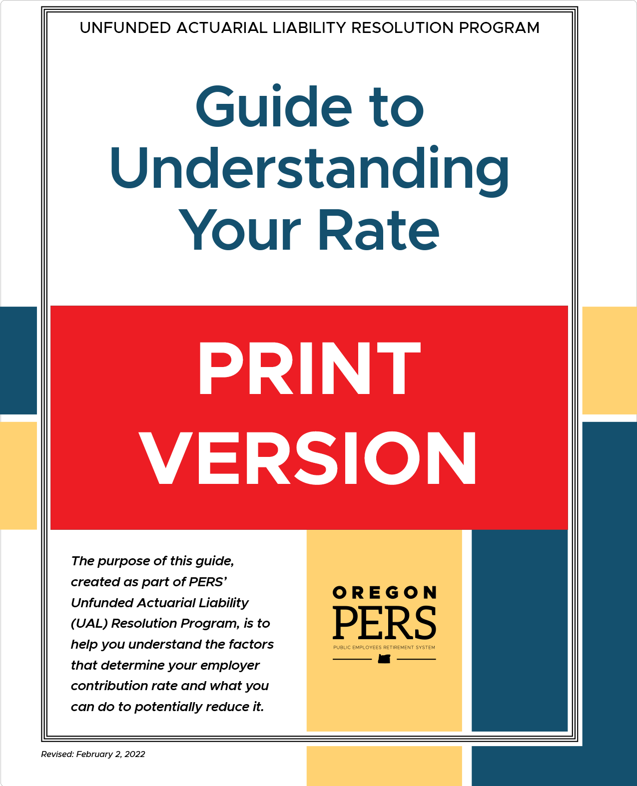 Understanding Your Rate Guide Print Version