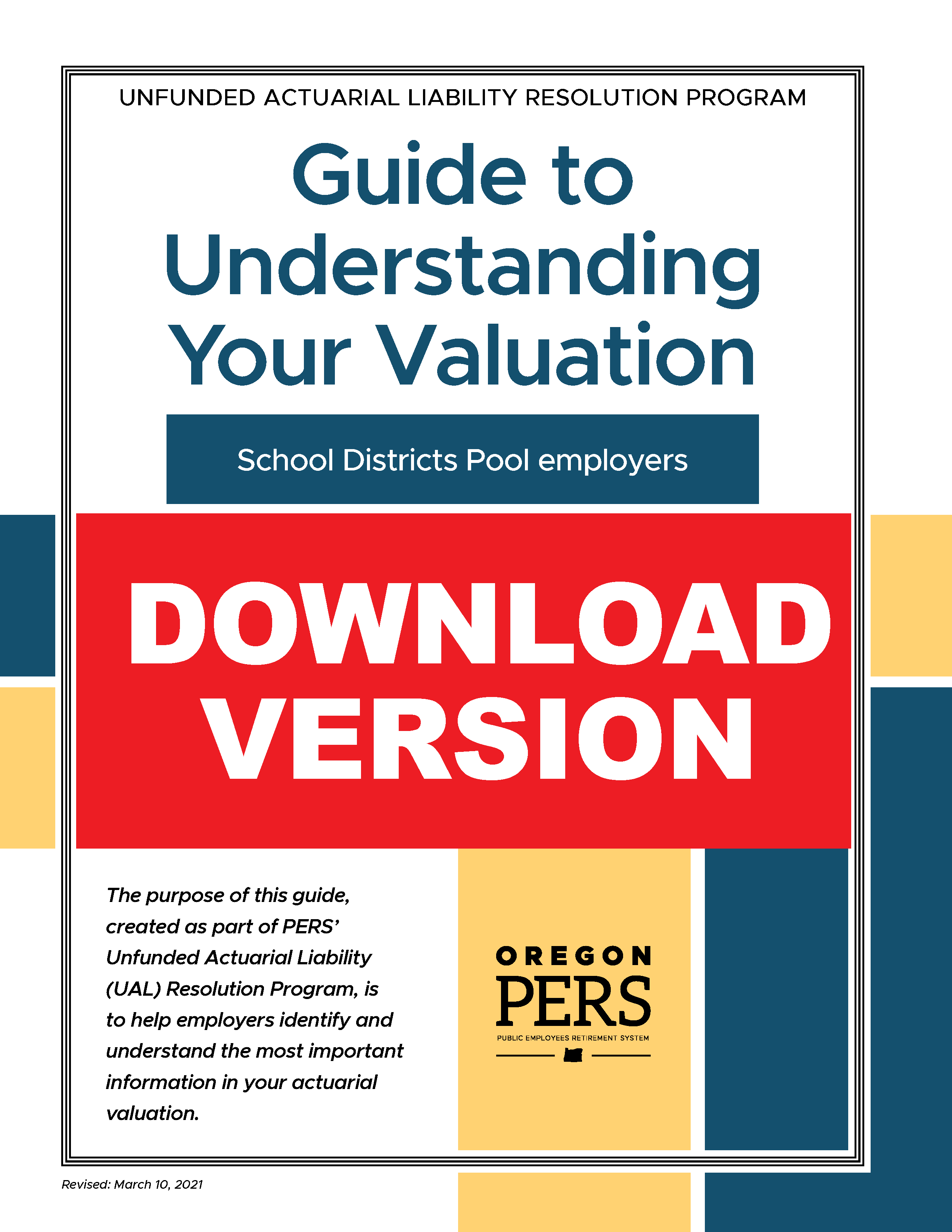 Cover image for PDF document Guide to Understanding Your Valuation - School Districts Pool download version