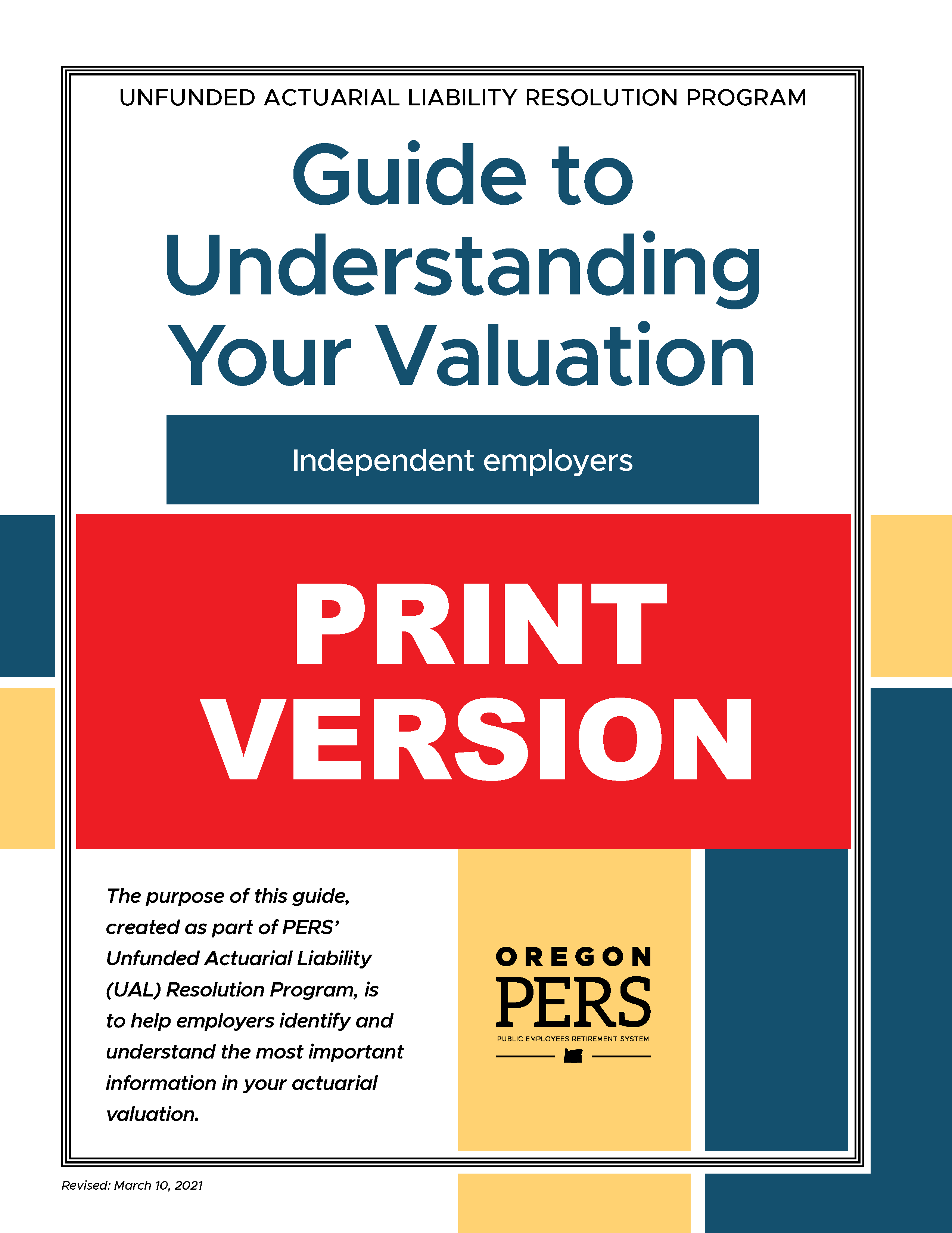 Cover image for PDF document Guide to Understanding Your Valuation - Independents print version