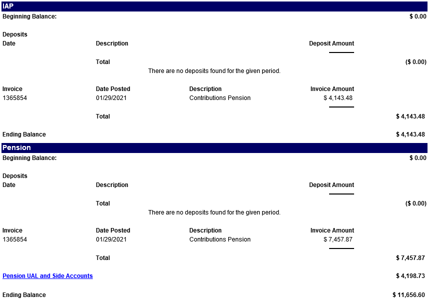 PERS Invoicing Employers State of Oregon