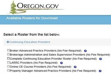 Certified provider download page.