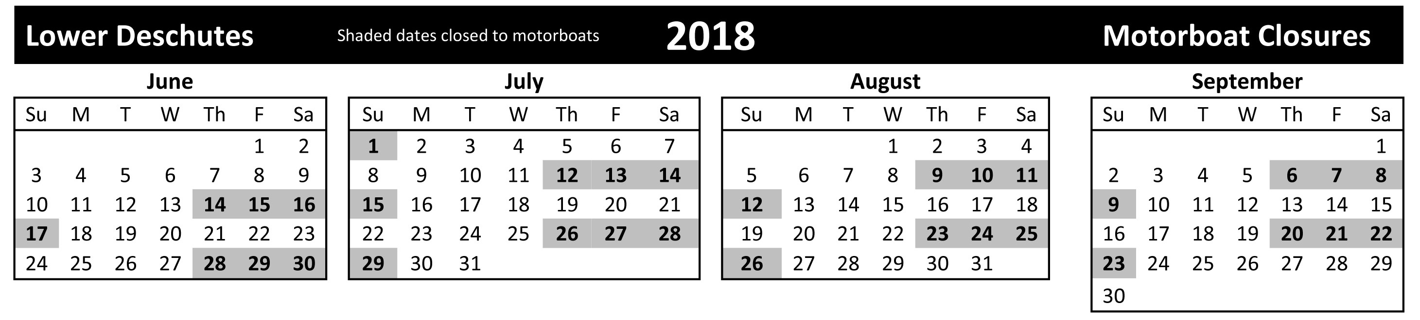 lower deschutes motorboat schedule 2023