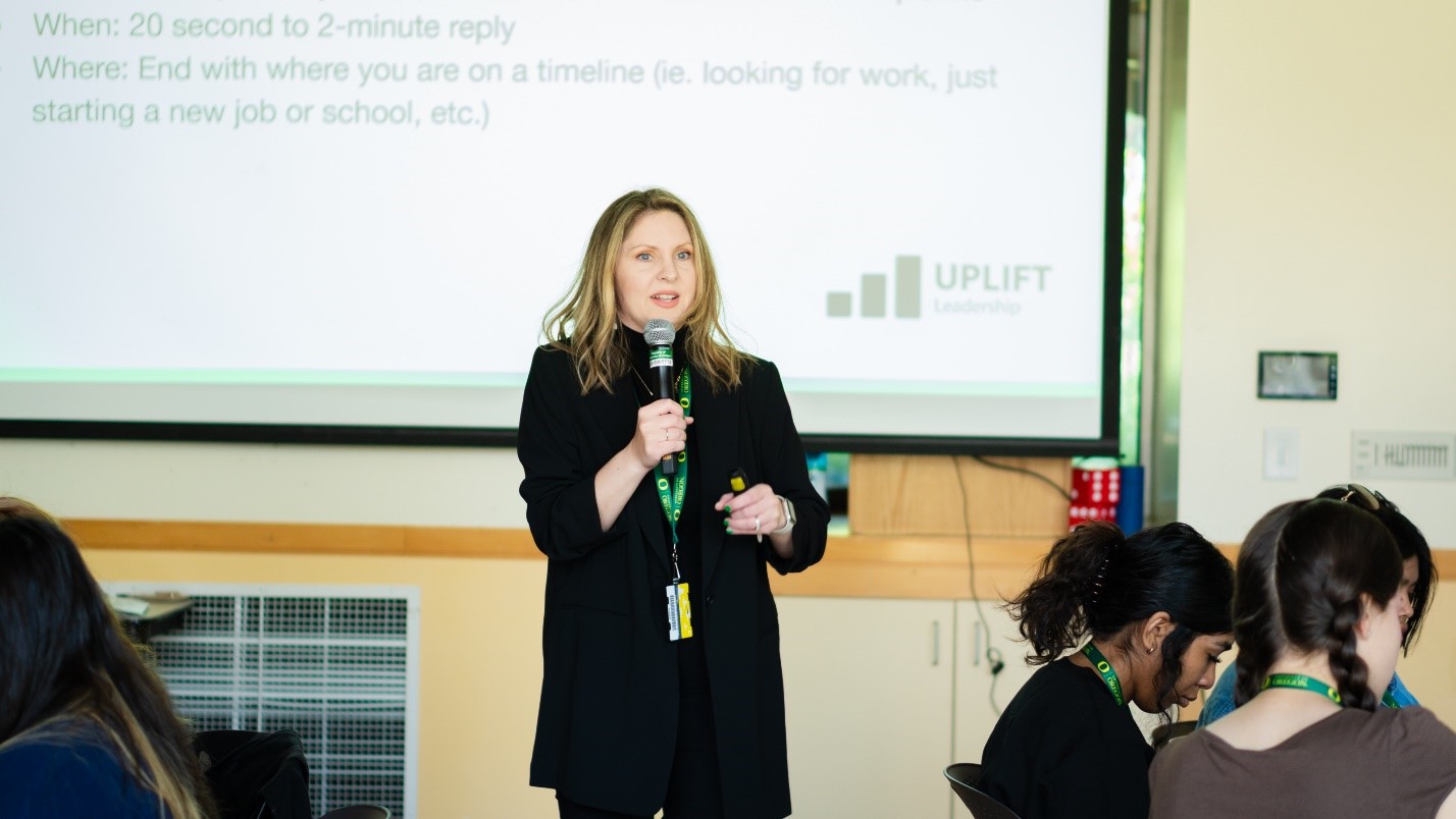 Picture of Kyle Kavas speaking