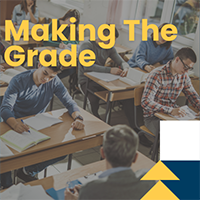 logo that says making the grade
