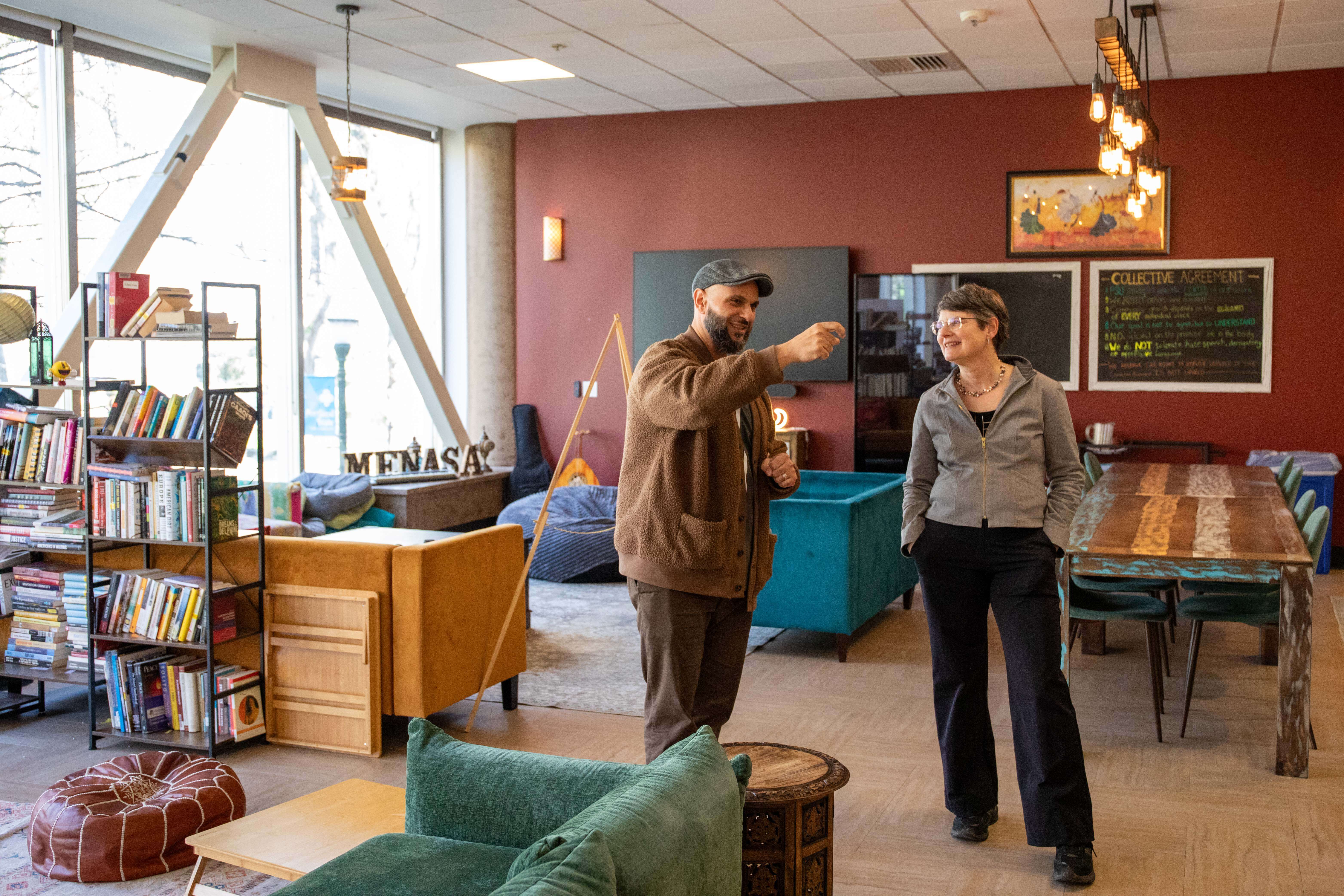 Treasurer Steiner at the Middle East/North Africa/South Asia (MENASA) cultural center