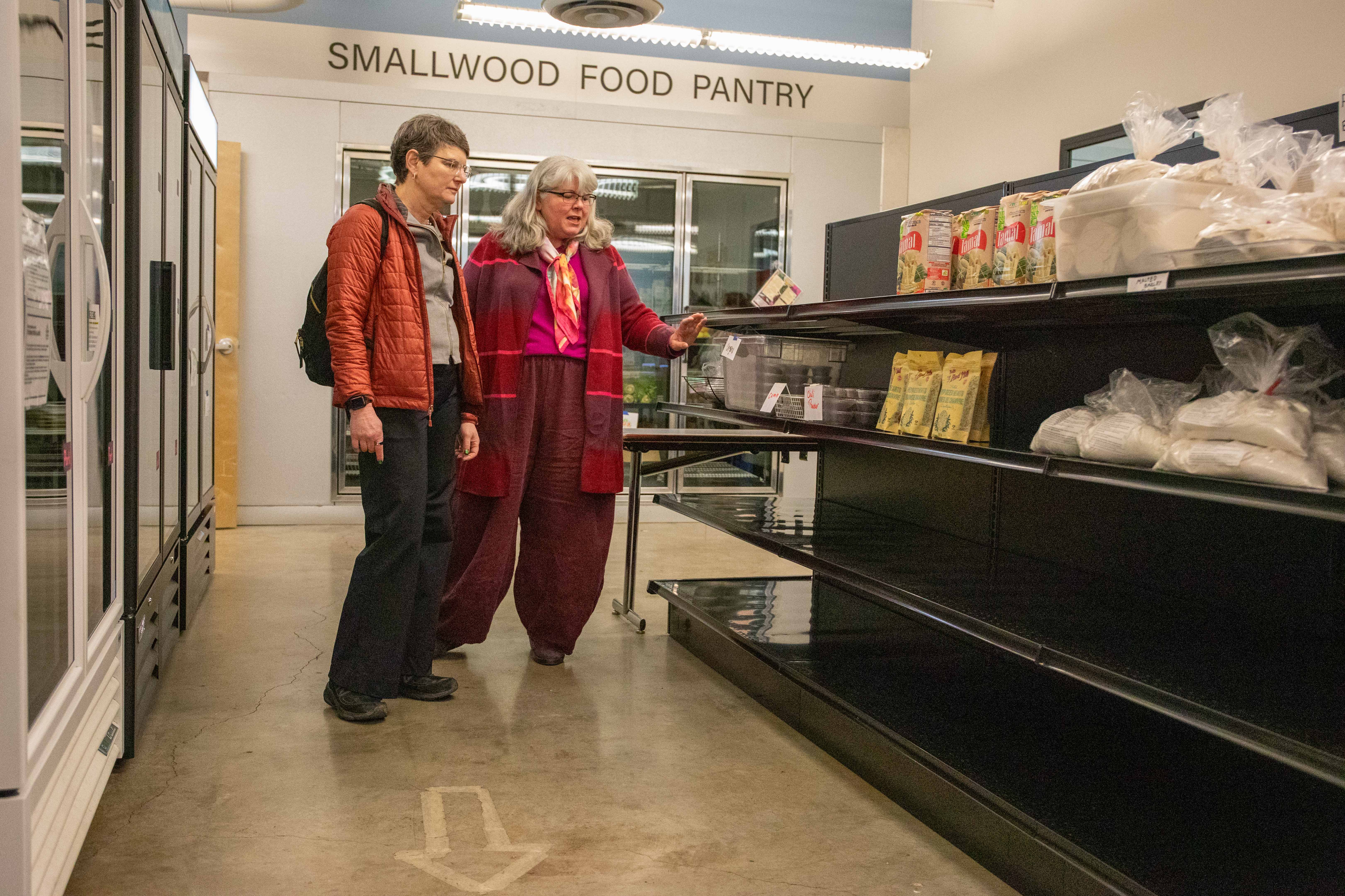 Treasurer Steiner at the Smallwood Food Pantry