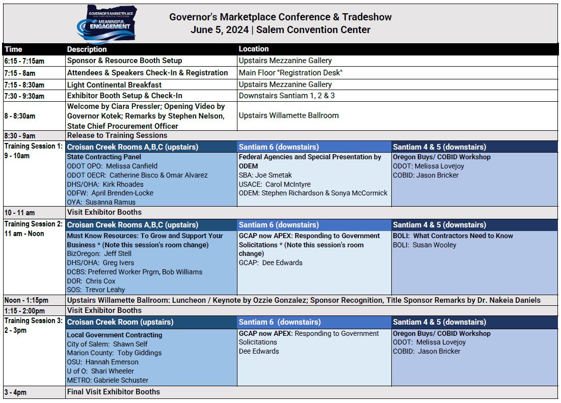schedule events screenshot