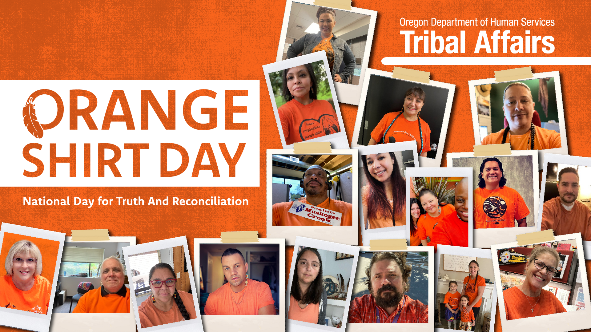 Orange Shirt Day photo collage